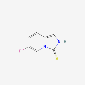 6-fluoro-2H-imidazo[1,5-a]pyridine-3-thione