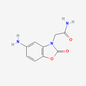 2-(5-Amino-2-oxobenzo[d]oxazol-3(2h)-yl)acetamide
