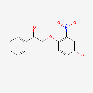 2-(4-Methoxy-2-nitrophenoxy)-1-phenyl-1-ethanone