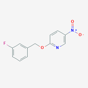 2-(3-Fluoro-benzyloxy)-5-nitro-pyridine