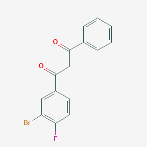 1-(3-Bromo-4-fluorophenyl)-3-phenylpropane-1,3-dione