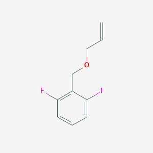 molecular formula C10H10FIO B8430761 2-(Allyloxymethyl)-1-fluoro-3-iodobenzene 