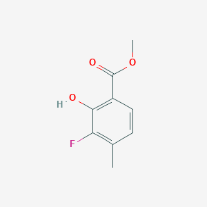 molecular formula C9H9FO3 B8430816 Methyl 3-fluoro-2-hydroxy-4-methylbenzoate 
