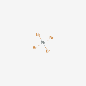 molecular formula Br4Pb B084309 Tetrabromoplumbane CAS No. 13701-91-2