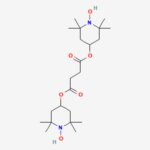 molecular formula C22H40N2O6 B8431224 Bis(2,2,6,6-tetramethyl-1-oxyl-4-piperidinyl) succinate 