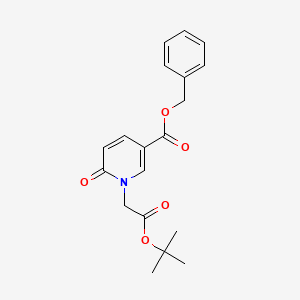 Benzyl 1-(2-(tert-butoxy)-2-oxoethyl)-6-oxo-1,6-dihydropyridine-3-carboxylate