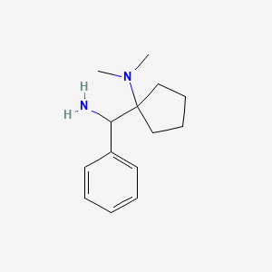 {1-[Amino(phenyl)methyl]cyclopentyl}dimethylamine