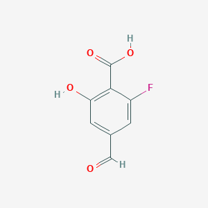 2-Fluoro-4-formyl-6-hydroxybenzoic acid