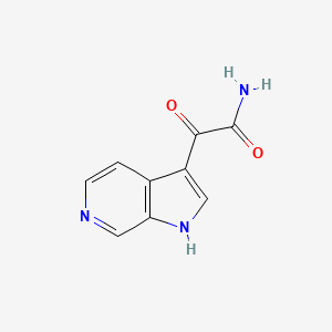 molecular formula C9H7N3O2 B8431510 2-oxo-2-(1H-pyrrolo[2,3-c]pyridin-3-yl)acetamide 