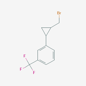 1-(2-Bromomethyl-cyclopropyl)-3-trifluoromethyl-benzene