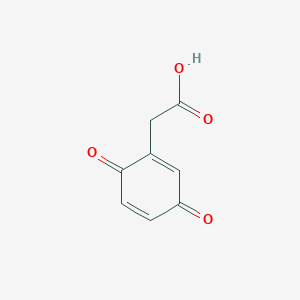 molecular formula C8H6O4 B084316 Benzoquinoneacetic acid CAS No. 10275-07-7