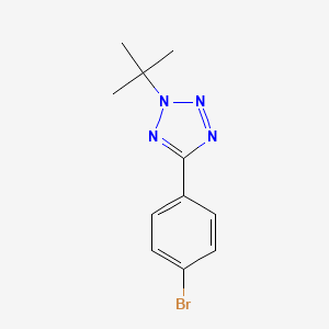 5-(4-bromophenyl)-2-(1,1-dimethylethyl)-2H-tetrazole