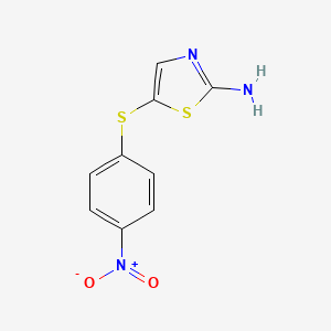 2-Amino-5-(4-nitrophenylthio)thiazole