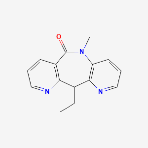 molecular formula C15H15N3O B8431792 2-ethyl-9-methyl-4,9,15-triazatricyclo[9.4.0.03,8]pentadeca-1(11),3(8),4,6,12,14-hexaen-10-one 