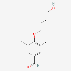 4-(4-Hydroxybutoxy)-3,5-dimethyl benzaldehyde