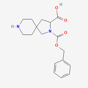 2-((Benzyloxy)carbonyl)-2,8-diazaspiro[4.5]decane-3-carboxylic acid