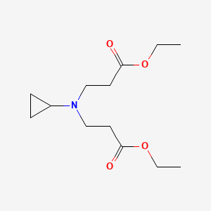 N-cyclopropyl-N,N-di(beta-carbethoxyethyl)amine