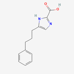 4-(3-Phenylpropyl)imidazole-2-carboxylic acid