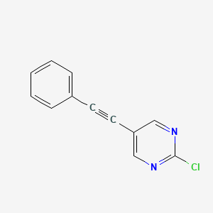 2-Chloro-5-(phenylethynyl)pyrimidine