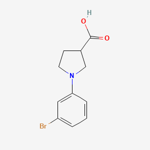 1-(3-Bromophenyl)pyrrolidine-3-carboxylic acid