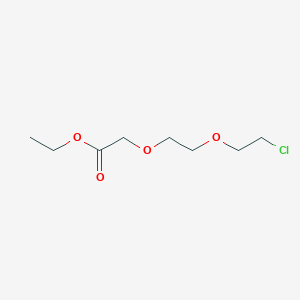 molecular formula C8H15ClO4 B8432061 Ethyl 2-(2-(2-chloroethoxy)ethoxy)acetate 