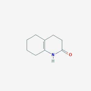 molecular formula C9H13NO B084321 3,4,5,6,7,8-Hexahydro-2(1H)-quinolinone CAS No. 10333-11-6