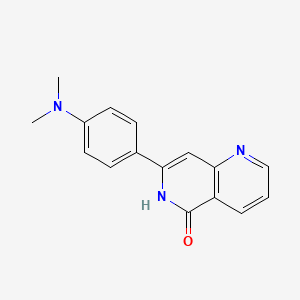 7-(4-Dimethylaminophenyl)-[1,6]naphthyridin-5-ol