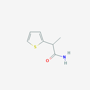 2-(Thiophen-2-yl)propanamide