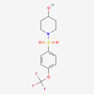 1-(4-(Trifluoromethoxy)phenylsulfonyl)piperidin-4-ol