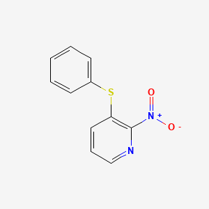 2-Nitro-3-(phenylthio)pyridine