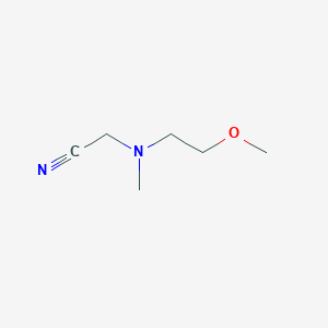 [(2-Methoxyethyl)(methyl)amino]acetonitrile