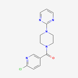 (6-Chloro-pyridin-3-yl)-(4-pyrimidin-2-yl-piperazin-1-yl)-methanone