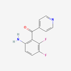 (6-Amino-2,3-difluoro-phenyl)-pyridin-4-yl-methanone