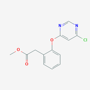 Methyl {2-[(6-chloropyrimidin-4-yl)oxy]phenyl}acetate
