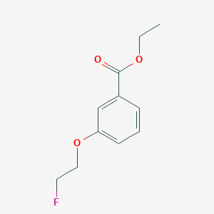 molecular formula C11H13FO3 B8432487 Ethyl 3-(2-fluoroethoxy)benzoate CAS No. 93613-05-9