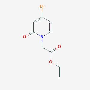molecular formula C9H10BrNO3 B8432523 ETHYL 2-(4-BROMO-2-OXOPYRIDIN-1(2H)-YL)ACETATE 