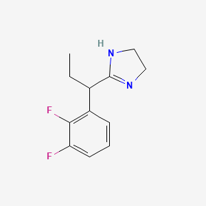 molecular formula C12H14F2N2 B8432593 Rac-2-[1-(2,3-difluoro-phenyl)-propyl]-4,5-dihydro-1h-imidazole 