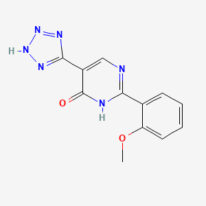 2-(2-Methoxyphenyl)-5-(5-1H-tetrazolyl)pyrimidin-4(3H)-one