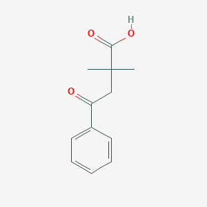 molecular formula C12H14O3 B084328 2,2-二甲基-4-氧代-4-苯基丁酸 CAS No. 15116-34-4