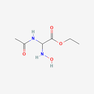 Ethyl 2-Acetamido-2-(N-hydroxyamino)acetate