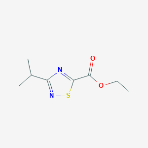 Ethyl 3-isopropyl-[1,2,4]thiadiazole-5-carboxylate