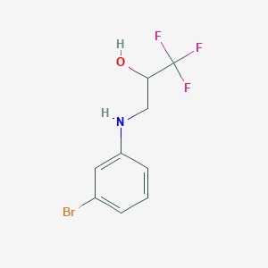 3-[(3-Bromophenyl)amino]-1,1,1-trifluoro2-propanol