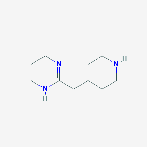 1,4,5,6-Tetrahydro-2-[(4-piperidinyl)methyl]-pyrimidine