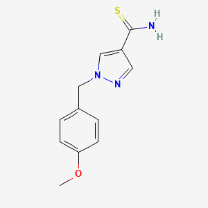 1-(4-methoxybenzyl)-1H-pyrazole-4-carbothioamide