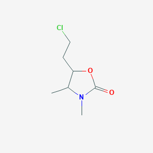 5-(2-Chloroethyl)-3,4-dimethyl-2-oxazolidinone