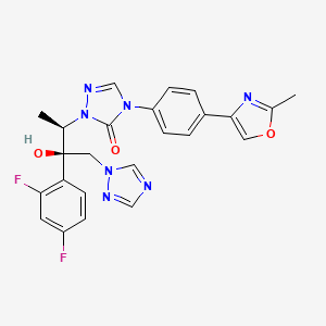 2-[(1R,2R)-2-(2,4-Difluorophenyl)-2-hydroxy-1-methyl-3-(1H-1,2,4-triazol-1-yl)propyl]-4-[4-(2-methyl-4-oxazolyl)phenyl]-3(2H,4H)-1,2,4-triazolone