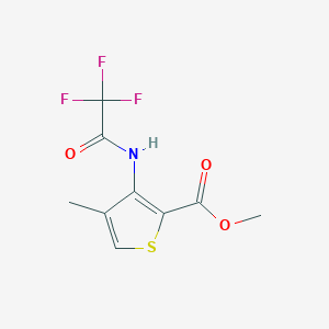Methyl 4-methyl-3-[(trifluoroacetyl)amino]thiophene-2-carboxylate