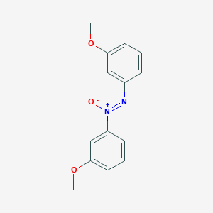 molecular formula C14H14N2O3 B084334 Diazene, bis(3-methoxyphenyl)-, 1-oxide CAS No. 13556-81-5