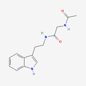 2-acetylamino-N-[2-(1H-indol-3-yl)-ethyl]acetamide