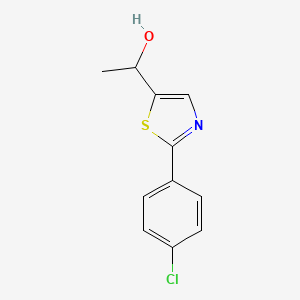 1-[2-(4-Chlorophenyl)thiazol-5-yl]ethanol